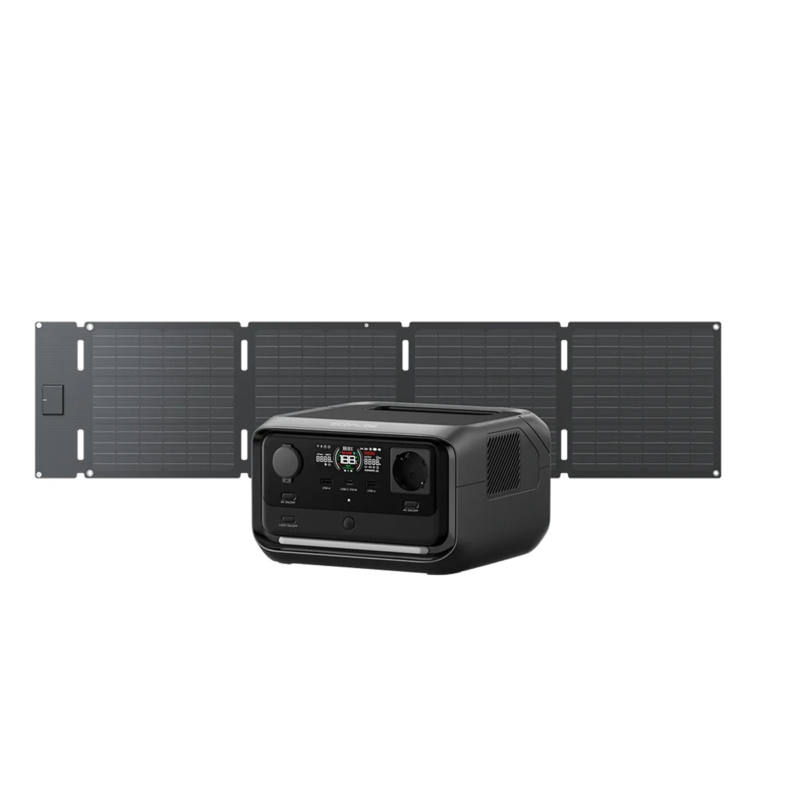 EcoFlow RIVER 3 Plus Portable Power Station 600W 286Wh | Ultra-Quiet Expandable UPS