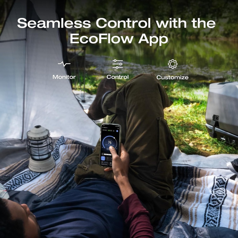 EcoFlow WAVE 3 Portable AC & Heater 6100 BTU Grey | Battery-Powered Camping RV Unit