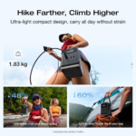 EcoFlow TRAIL 200 DC Portable Power Station 192Wh, 220W Pure DC Output, LiFePO4 Battery, USB-C PD 140W, Compact Camping Power Station - EF-Trail 200