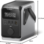 EcoFlow TRAIL 300 DC Portable Power Station 288Wh, 300W Pure DC Output, LiFePO4 Battery - EF-Trail 300