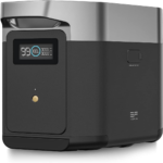 EcoFlow DELTA 2 Max Smart Extra Battery 2048Wh, LiFePO4 Extra Battery, Expandable Home Backup Battery - EF-DELTA-Max200-EB