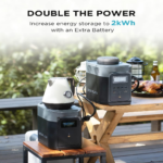 EcoFlow DELTA 2 Max Smart Extra Battery 2048Wh, LiFePO4 Extra Battery, Expandable Home Backup Battery - EF-DELTA-Max200-EB