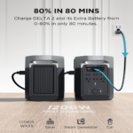 EcoFlow DELTA 2 Max Smart Extra Battery 2048Wh, LiFePO4 Extra Battery, Expandable Home Backup Battery - EF-DELTA-Max200-EB