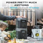 EcoFlow DELTA 2 Max Smart Extra Battery 2048Wh, LiFePO4 Extra Battery, Expandable Home Backup Battery - EF-DELTA-Max200-EB