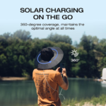 EcoFlow Power Hat Large-X-Large 12W USB-A & USB-C Solar Hat ? EF-SolarHat-L-XL