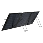 EcoFlow NextGen 160W Bifacial Portable Solar Panel ? Dual-Sided TOPCon Solar Panel ? EF-SOLAR160-Bifacial