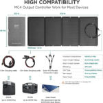 EcoFlow NextGen 160W Bifacial Portable Solar Panel ? Dual-Sided TOPCon Solar Panel ? EF-SOLAR160-Bifacial