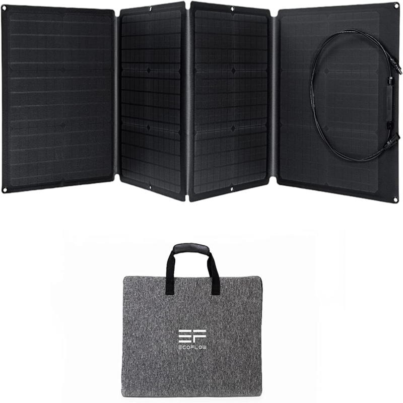 EcoFlow NextGen 160W Bifacial Portable Solar Panel ? Dual-Sided TOPCon Solar Panel ? EF-SOLAR160-Bifacial