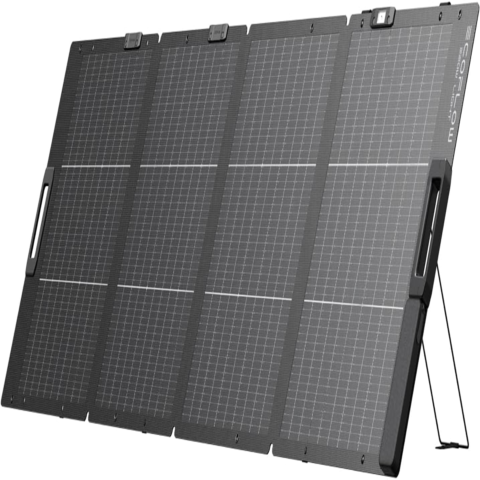 EcoFlow 220W Lightweight Portable Solar Panel ? Bifacial TOPCon Solar Panel with Built-in XT60 ? EF-SOLAR220