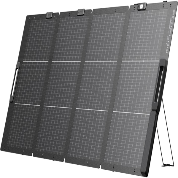 EcoFlow 220W Lightweight Portable Solar Panel ? Bifacial TOPCon Solar Panel with Built-in XT60 ? EF-SOLAR220