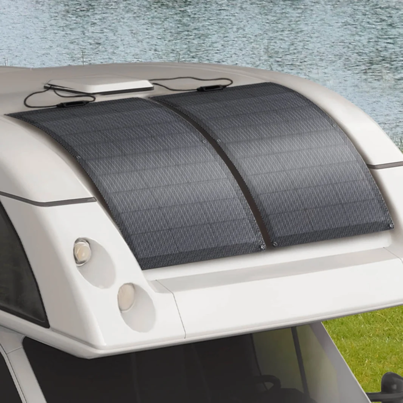 EcoFlow 100W Flexible Solar Panel ? 23% High Efficiency, IP68 Waterproof, Lightweight & Flexible Solar Panel ? EF-SOLAR100