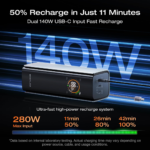 EcoFlow RAPID Pro Power Bank 27,650mAh 300W with 140W Built-in USB-C Cable ? 99.54Wh Fast Charging Portable Power Bank